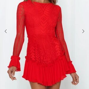 Hello Molly Spend All Your Time Waiting Dress M